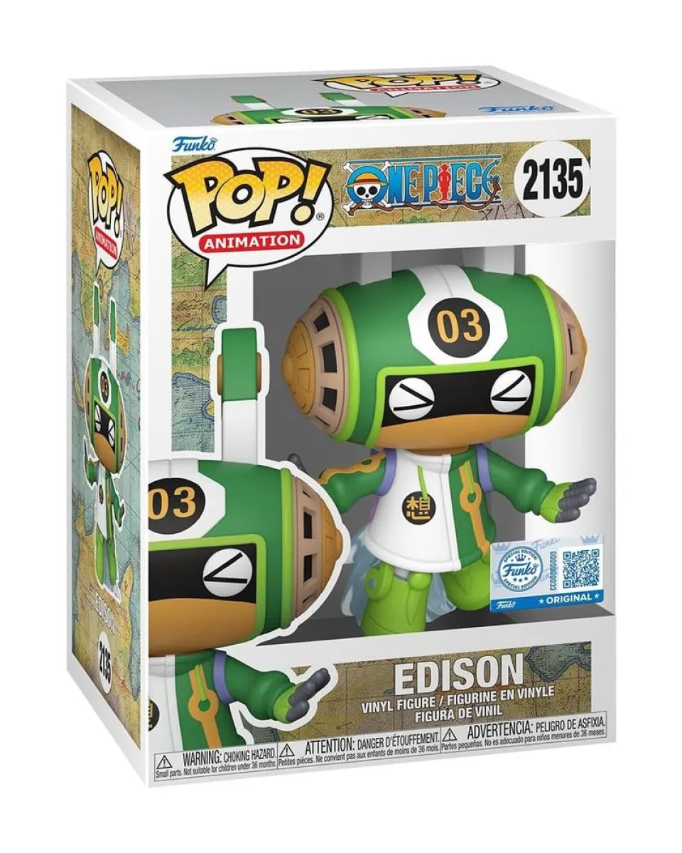 Bobble Figure Anime - One Piece POP! - Edison #2135 