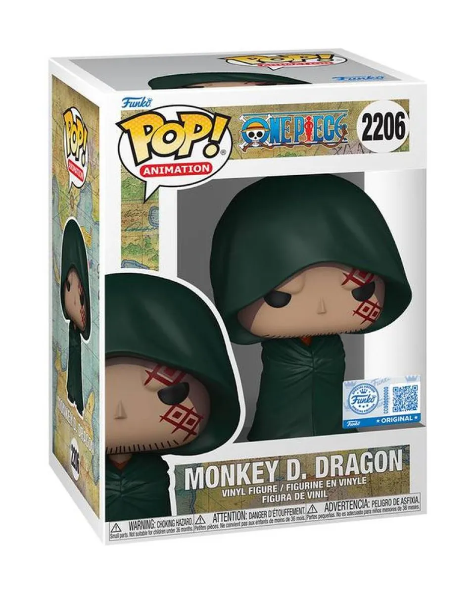 Bobble Figure Anime - One Piece POP! - Monkey D. Dragon #2206 