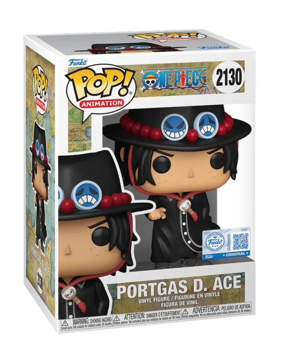 Bobble Figure Anime - One Piece POP! - Portgas. D. Ace (Intro) #2130 