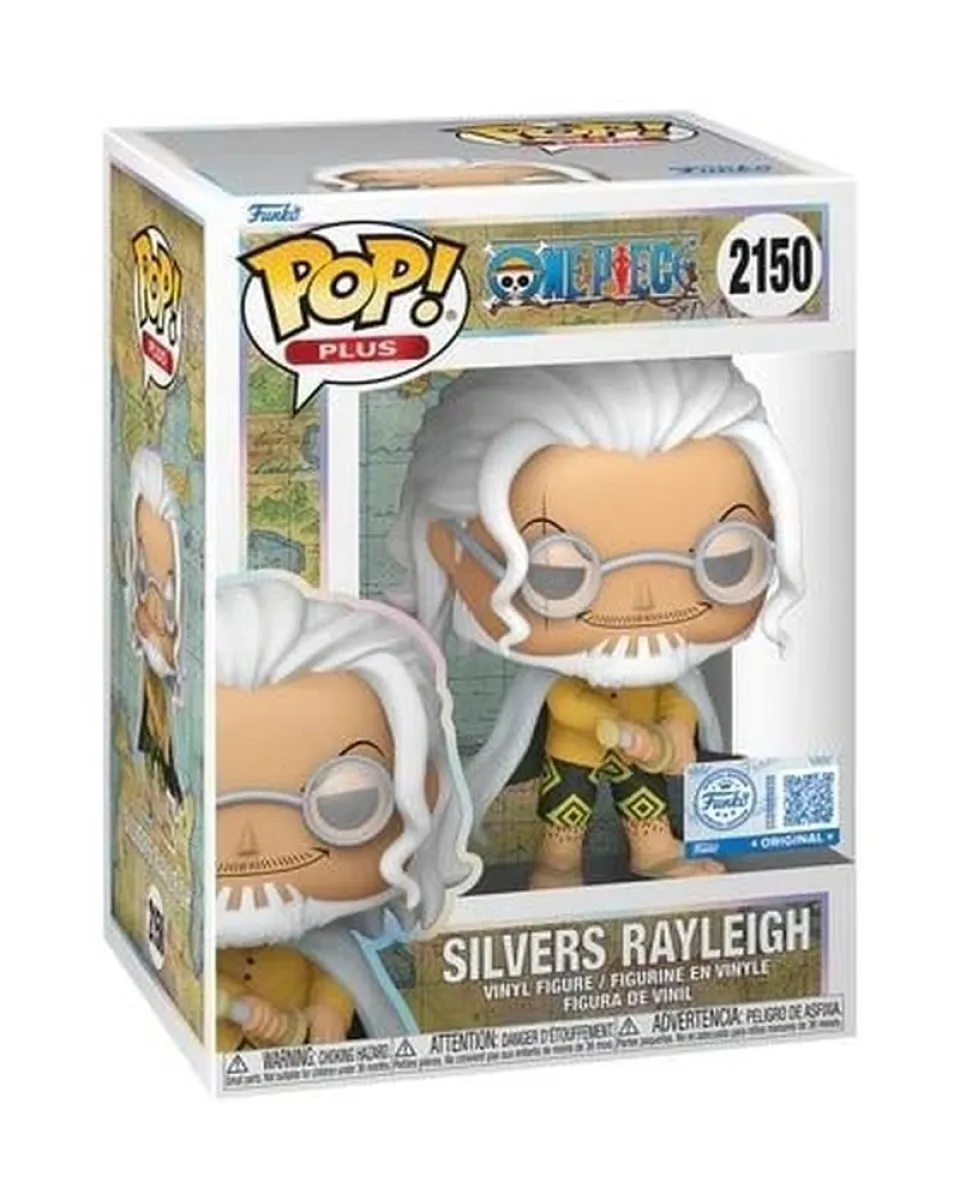 Bobble Figure Anime - One Piece POP! - Silvers Rayleigh #2150 