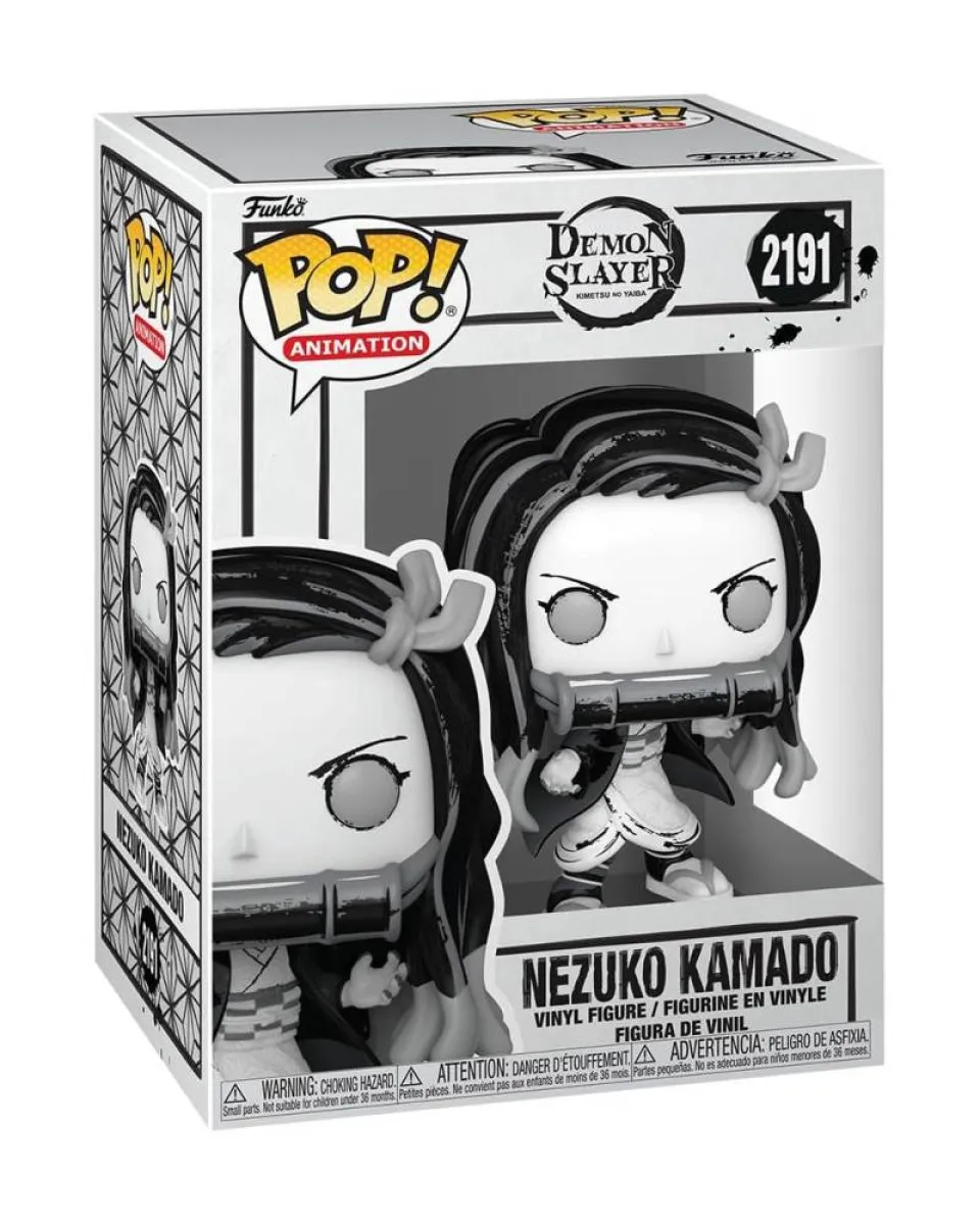 Bobble Figure Anime - Demon Slayer Kimetsu no Yaiba POP! - Nezuko Kamado (Sumi Ink) #2191 