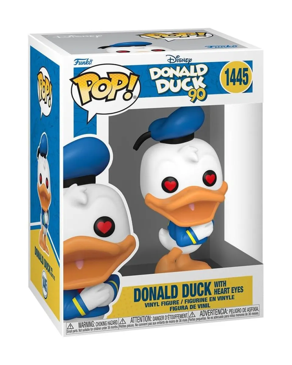 Bobble Figure Disney - Donald Duck 90th POP! - Donald Duck With Heart Eyes #1445 