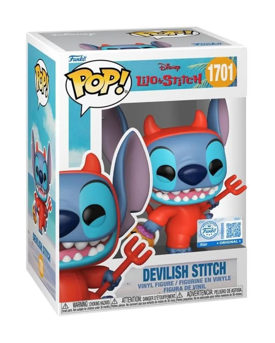 Bobble Figure Disney - Lilo & Stitch POP! - Devilish Stitch #1701 