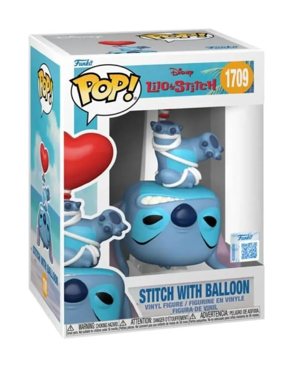 Bobble Figure Disney - Lilo & Stitch POP! - Stitch With Balloon #1709 