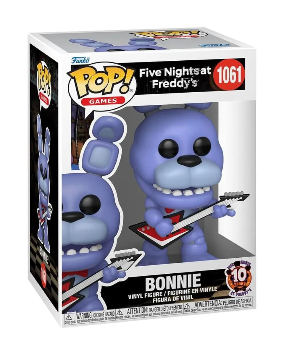 Bobble Figure Games - Five Nights at Freddy's POP! - Bonnie - 10TH Anniversary 