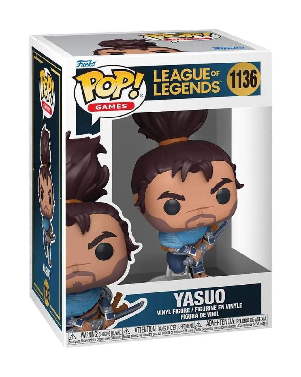 Bobble Figure Games - League of Legends POP! - Yasuo #1136 