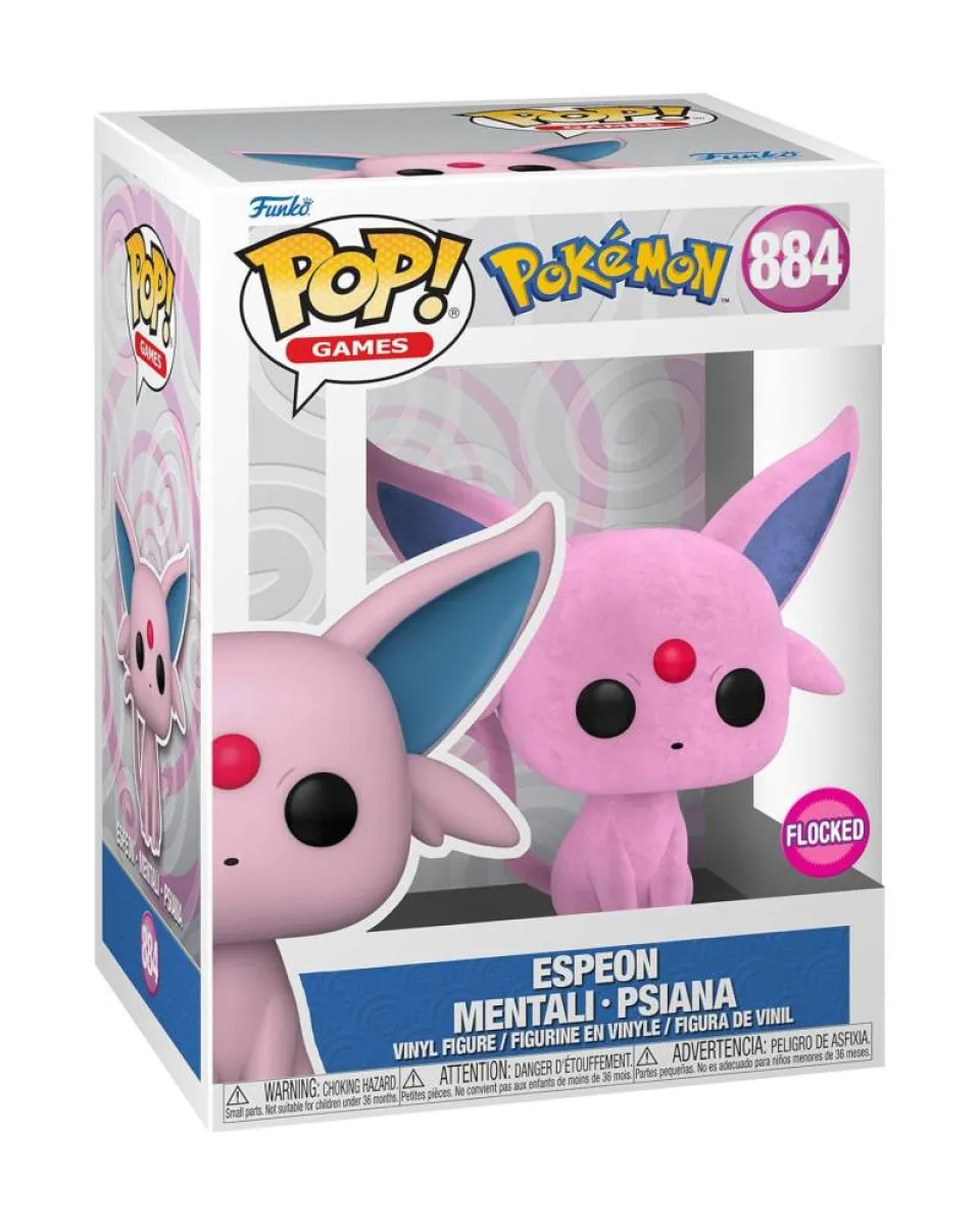 Bobble Figure Games - Pokemon POP! - Espeon (Flocked) 