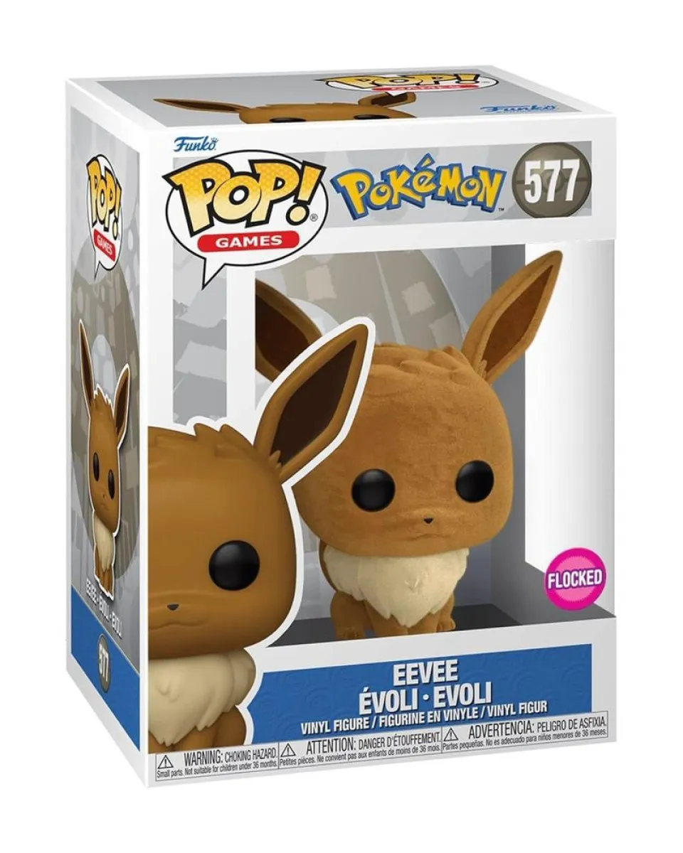 Bobble Figure Games - Pokemon POP! - Evoli Flocked #577 