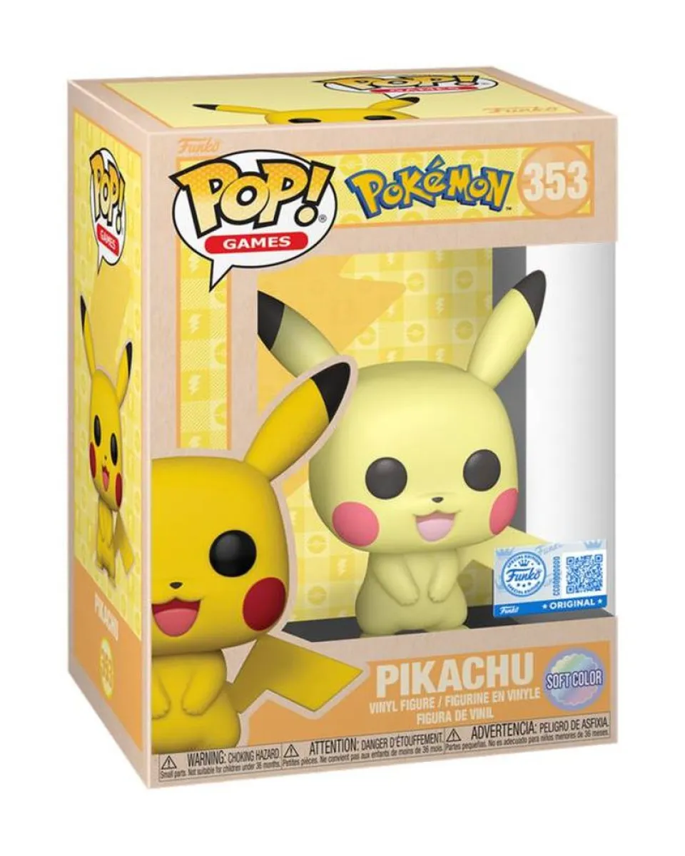Bobble Figure Games - Pokemon POP! - Pikachu (Soft Color) #353