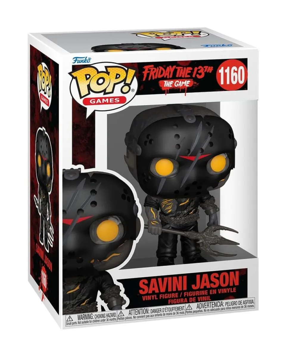 Bobble Figure Gmes - Friday the 13th The Game POP! Figure - Savini Jason #1160 