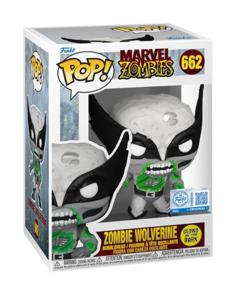 Bobble Figure Marvel - Marvel Zombies POP! - Zombie Wolverine #662 