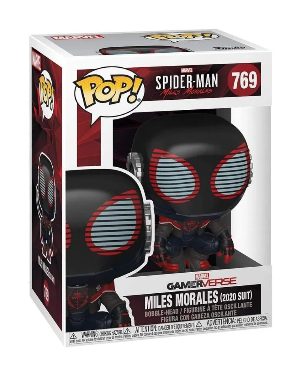 Bobble Figure Marvel - Spider-Man Miles Morales POP! - Miles Morales (2020 Suit) #769 