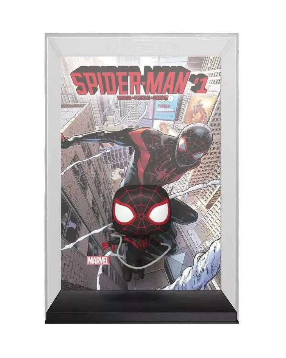 Bobble Figure Marvel - Spider-Man POP! Comic Covers - Vinyl Figure Spider-Man 2016 #1 