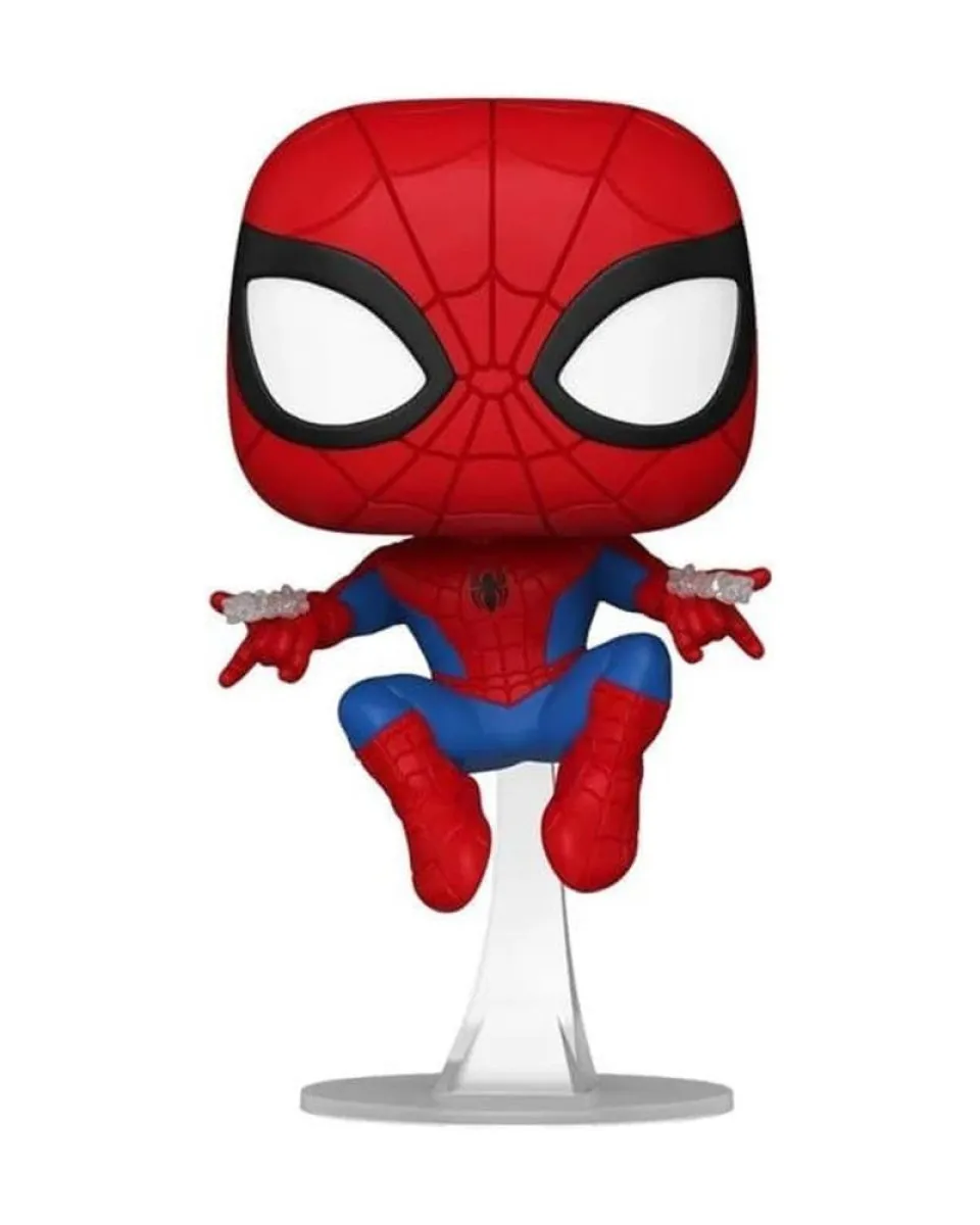 Bobble Figure Marvel - Spider-Man POP! Spider-Man With Web Shooters #1454 