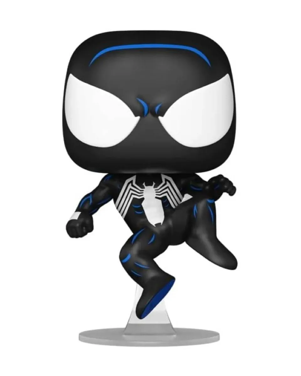 Bobble Figure Marvel - Spider-Man POP! - Spiderman TV - Black Suit Spidey #1501 