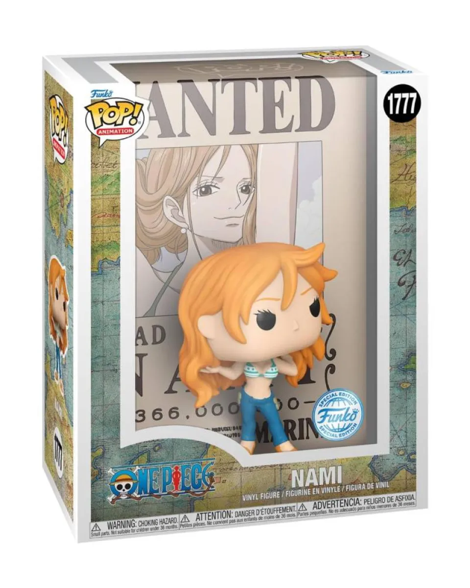 Bobble Figure One Piece - Game Case POP! - Nami (Wanted) #1777 