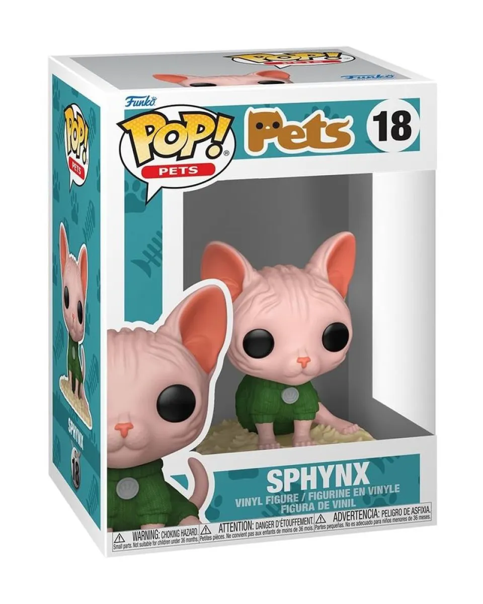 Bobble Figure Pets - Pets POP! - Sphynx Cat #18 