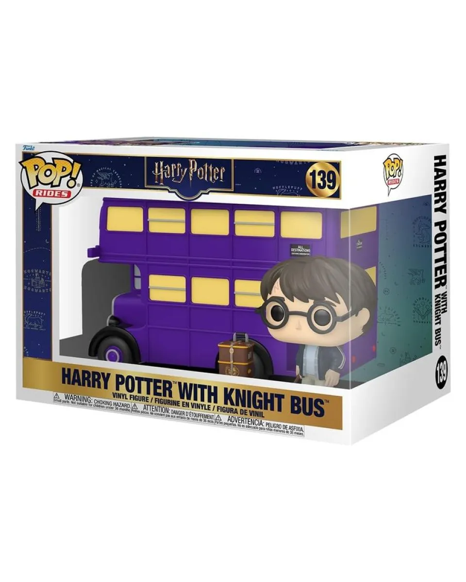 Bobble Figure Rides - Harry Potter POP! - Harry Potter With Knight Bus 