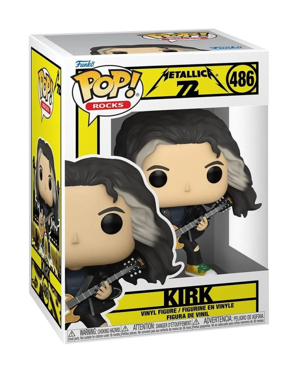 Bobble Figure Rocks - Metallica 72 POP! - Kirk #486 