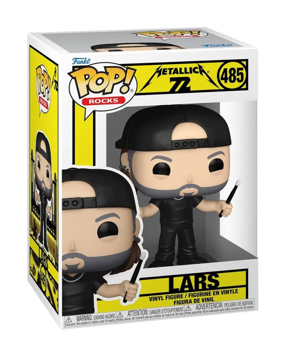 Bobble Figure Rocks - Metallica 72 POP! - Lars #485 