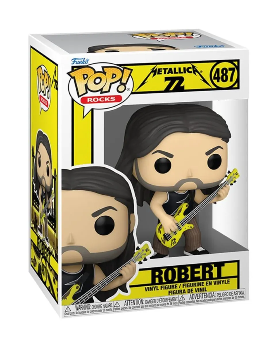 Bobble Figure Rocks - Metallica 72 POP! - Robert #487 