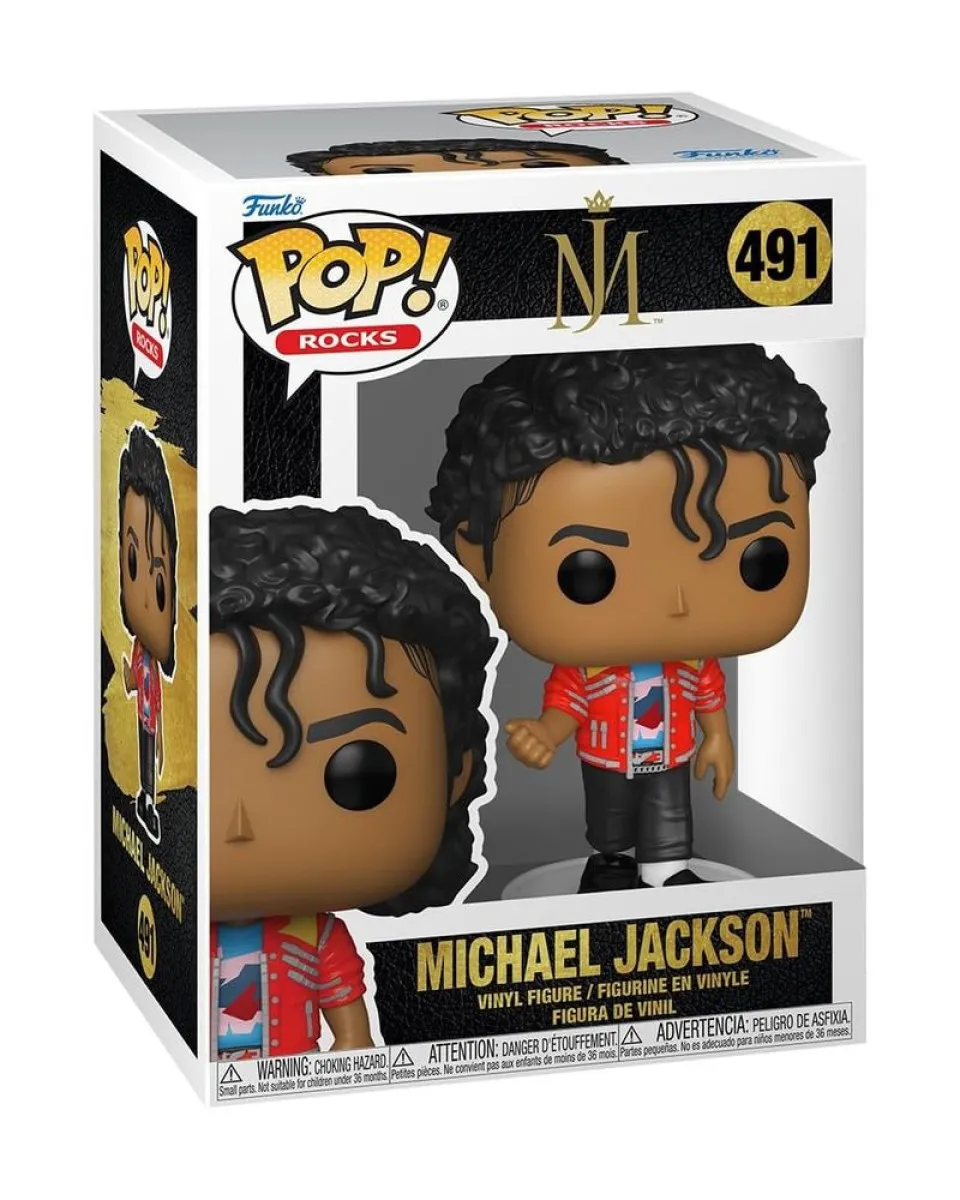 Bobble Figure Rocks - Michael Jackson POP! - Michael Jackson (Beat It) #491 