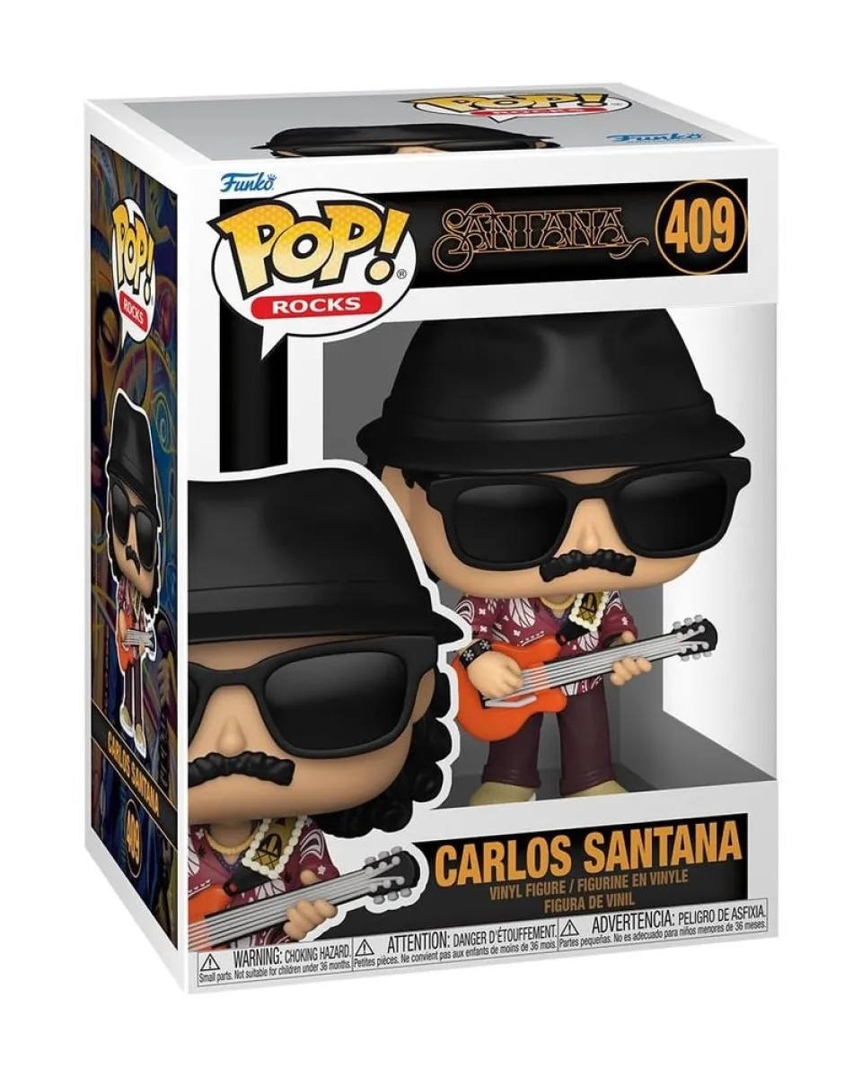 Bobble Figure Rocks POP! - Carlos Santana 