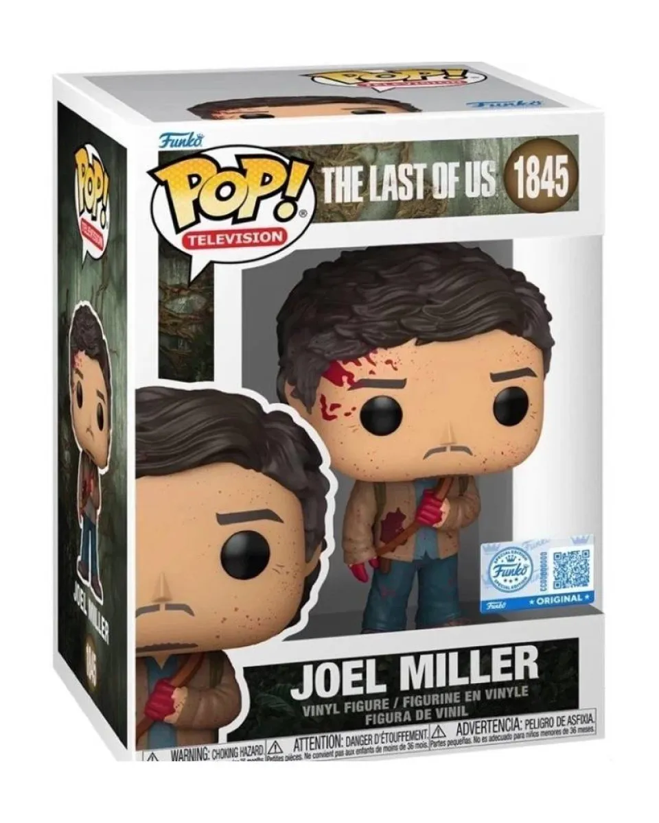 Bobble Figure Television POP! - The Last Of Us - Joel Miller (Bloody) #1845 