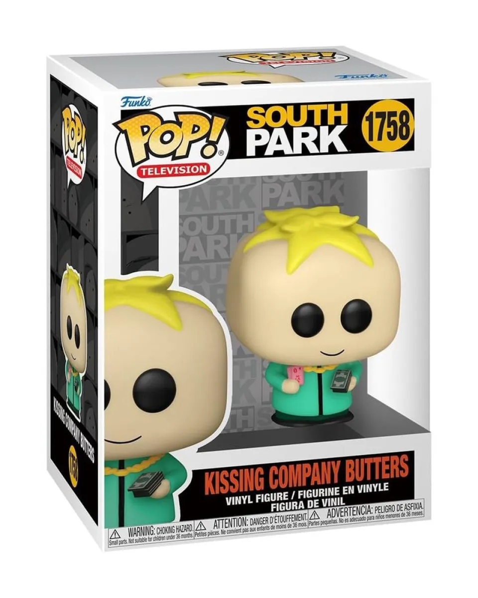 Bobble Figure Television - South Park POP! - Kissing Company Butters #1758 