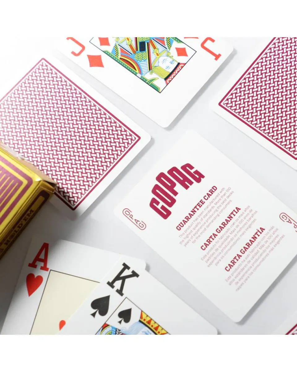 Karte Copag - Poker Gold - Jumbo - Red 