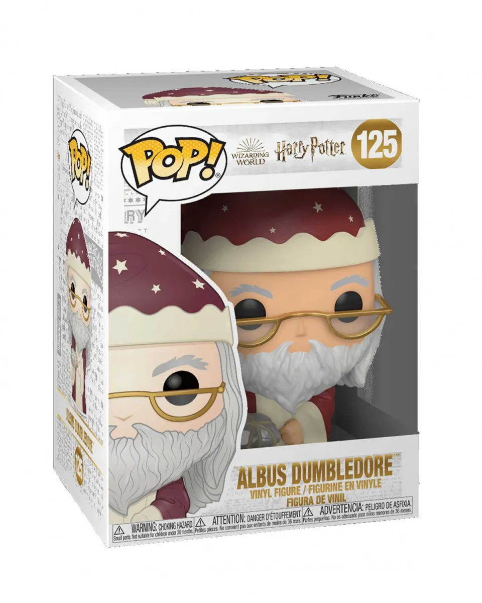 Bobble Figure Harry Potter POP! - Albus Dumbledore - Holiday 