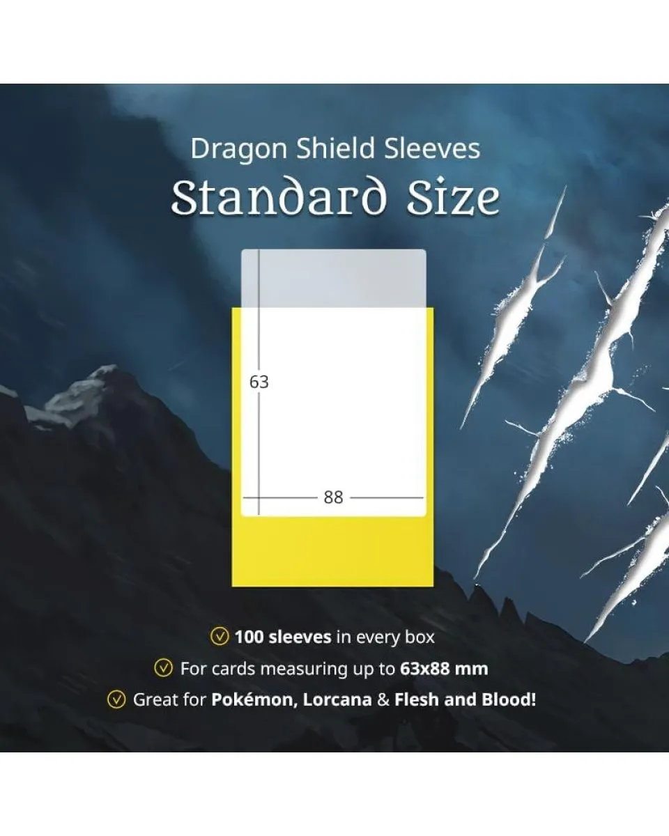 Dragon Shield 100 Standard Sleeves - Forest Green Green Matte 