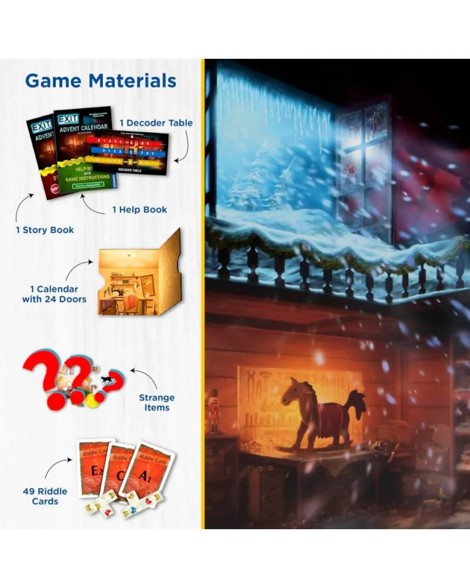 Društvena igra Exit - Advent Calendar - The Silent Storm 