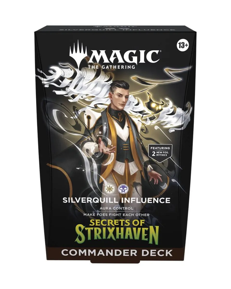 Društvena igra - Magic the Gathering - TCG Secrets of Strixhaven - Commander Deck - Silverquill Influence 
