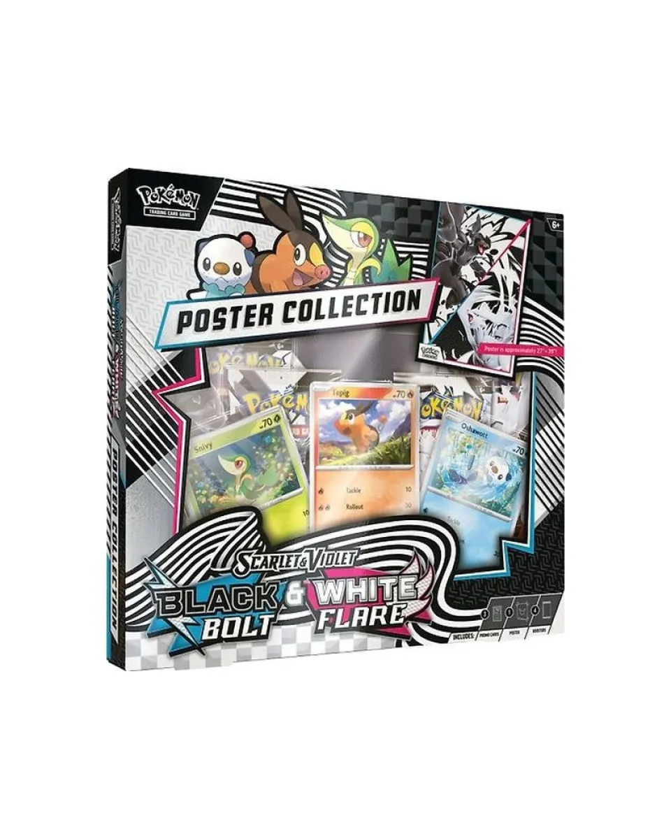 Društvena igra - Pokemon - TCG Scarlet & Violet - Black Bolt & White Flare Poster Collection 