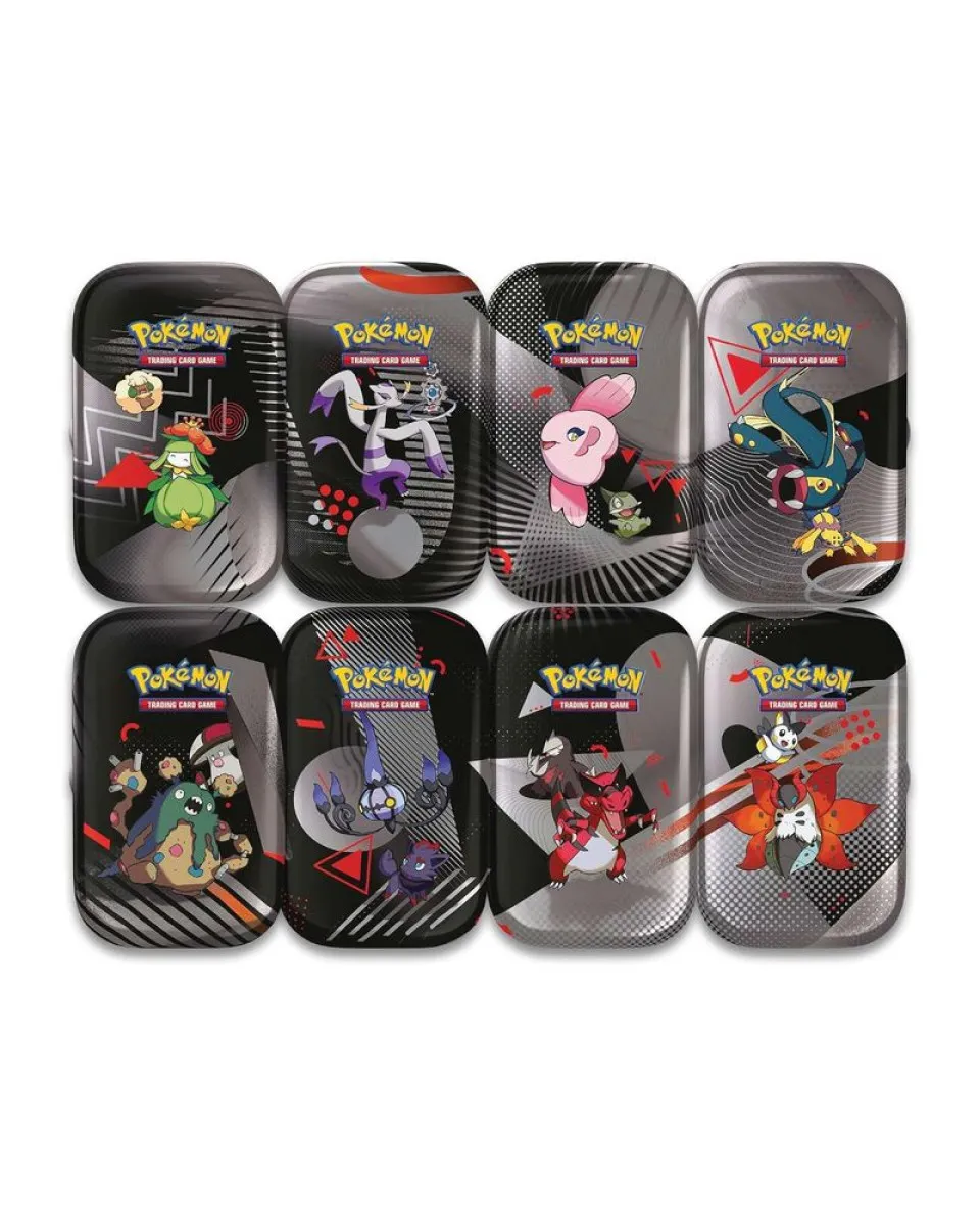 Društvena igra - Pokemon - TCG Scarlet & Violet - Black Bolt and White Flare Mini Tin 