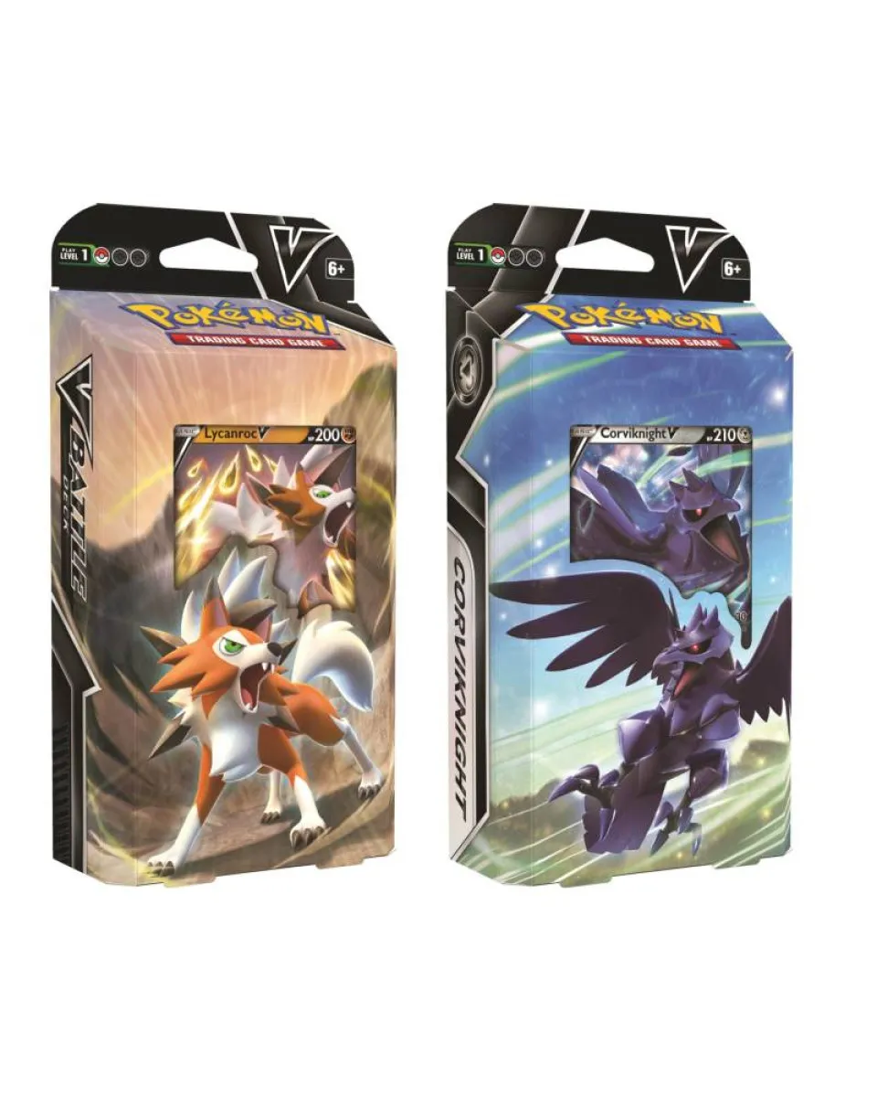 Društvena igra - Pokemon - TCG - V Battle Deck - Lycanroc Vs Corviknight 