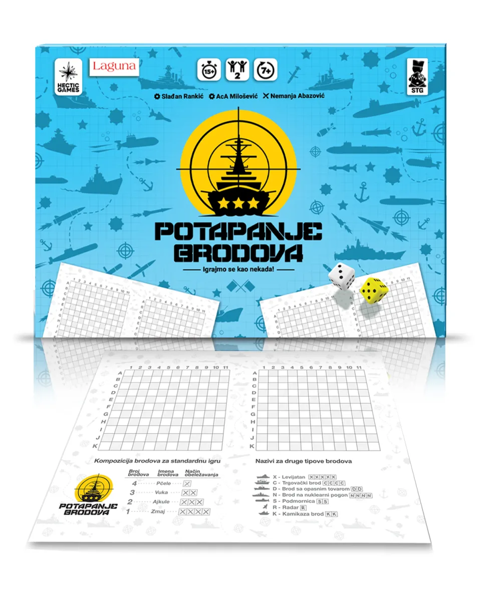 Društvena igra Potapanje Brodova 