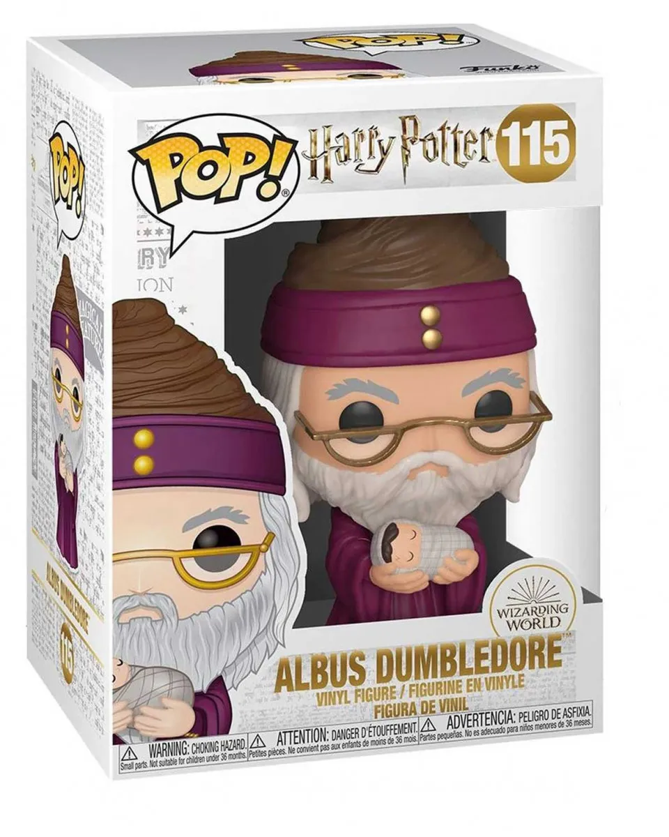 Bobble Figure Harry Potter POP! - Dumbledore with Baby Harry 