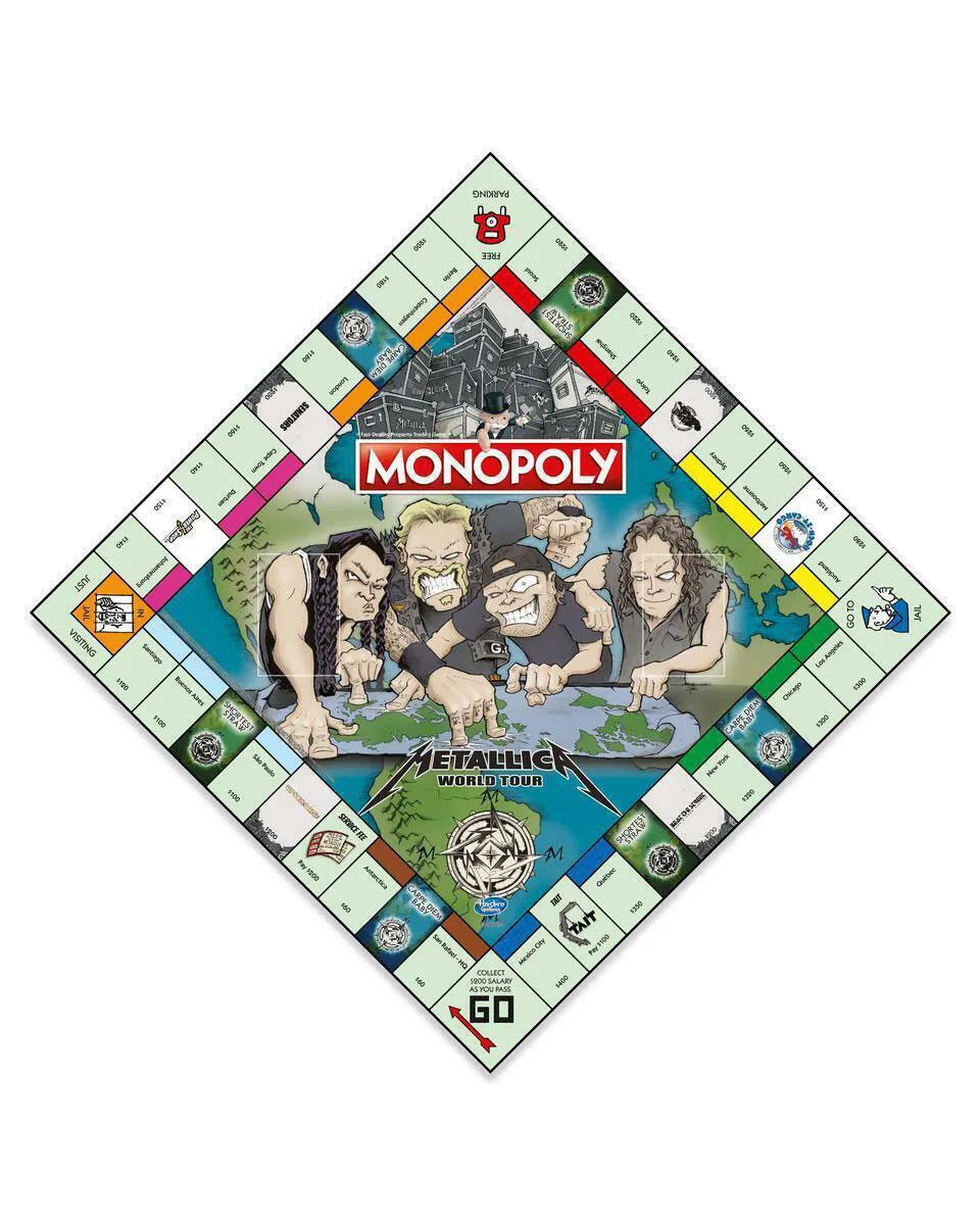 Društvena igra Monopoly - Metallica World Tour 