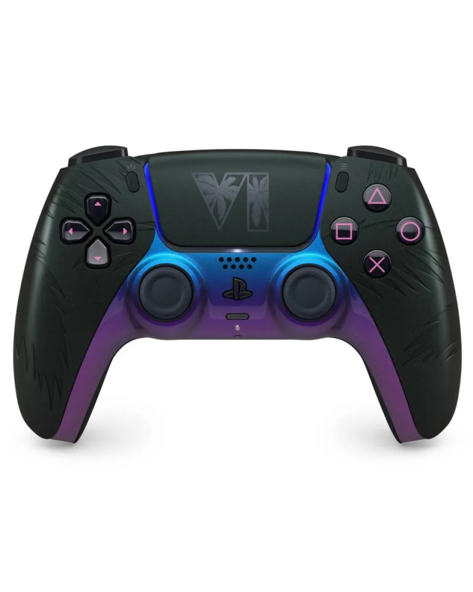 Gamepad PlayStation 5 DualSense GTA 6 - Grand Theft Auto VI Black - Limited Edition