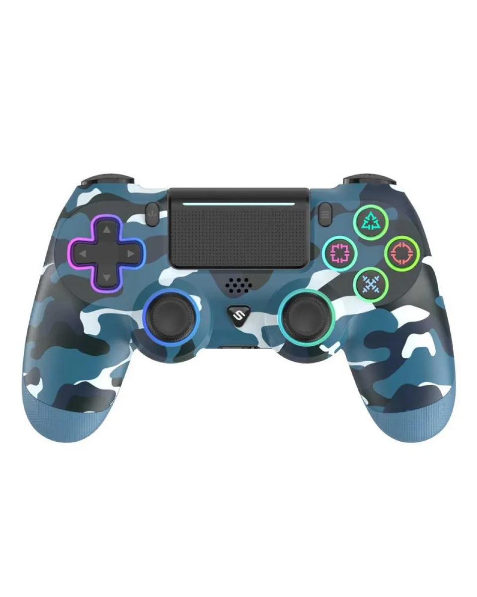 Gamepad Spawn - PlayPro 4 Wireless Controller Blue Camo 
