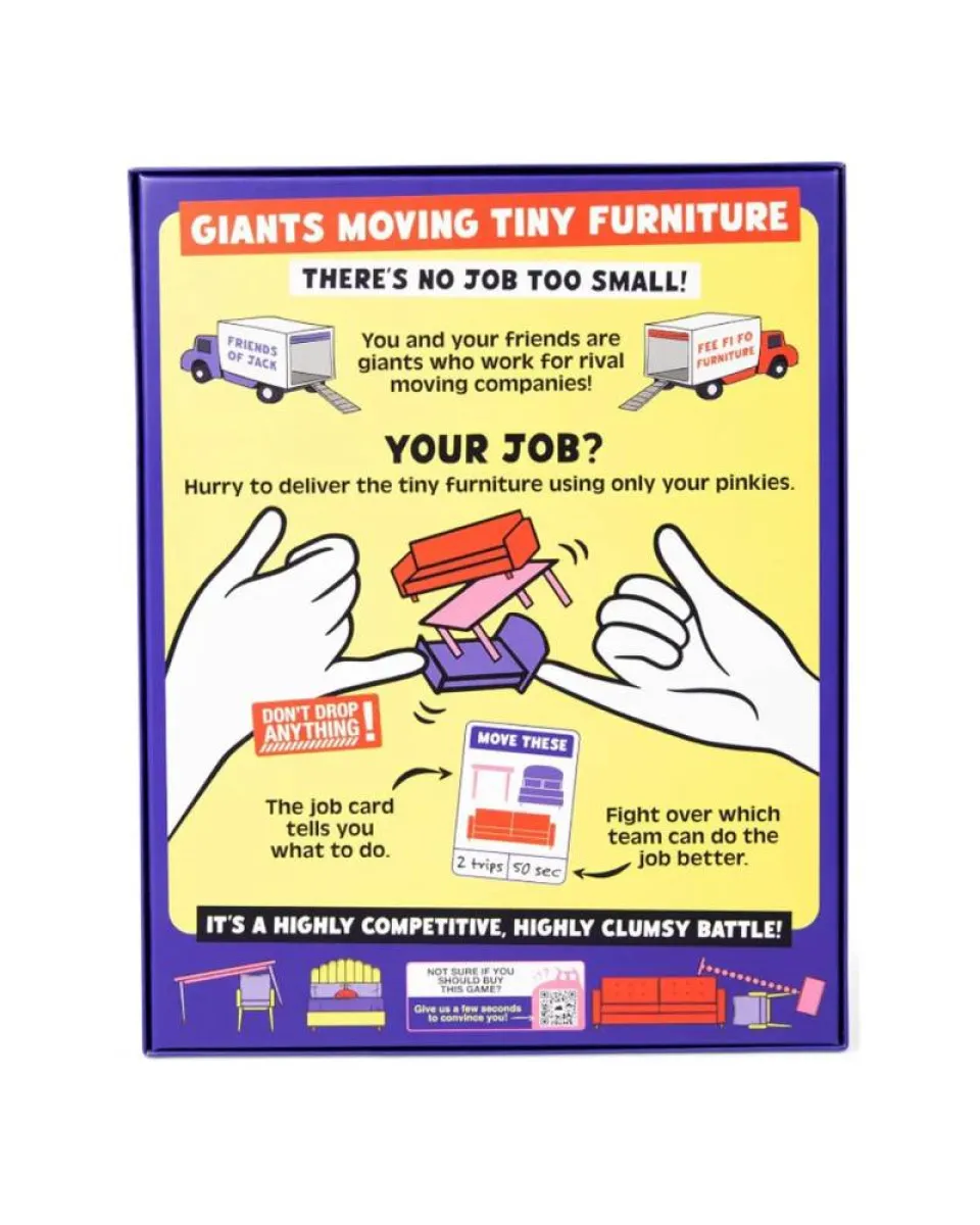 Društvena igra Giants Moving Tiny Furniture 