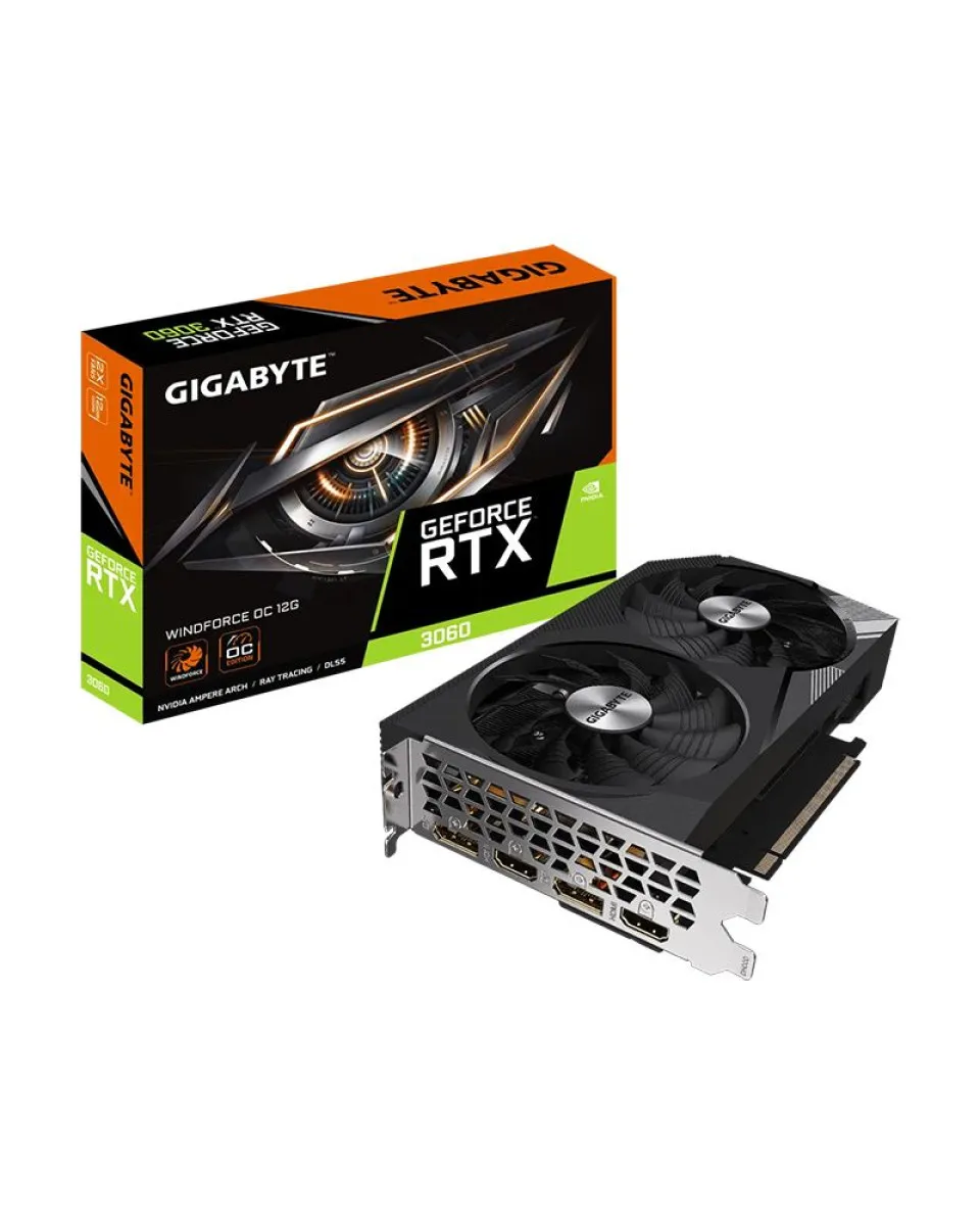 GIGABYTE Grafička karta nVidia GeForce RTX 3060 12GB 192bit GV-N3060WF2OC-12GD rev 2.0 