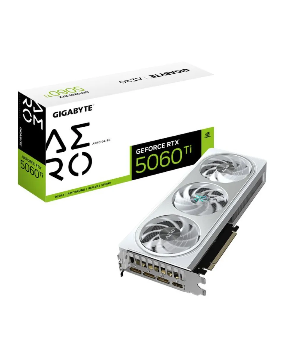 GIGABYTE Grafička karta nVidia GeForce RTX 5060 Ti AERO 8GB 128bit GV-N506TAERO OC-8GD rev. 1.0 