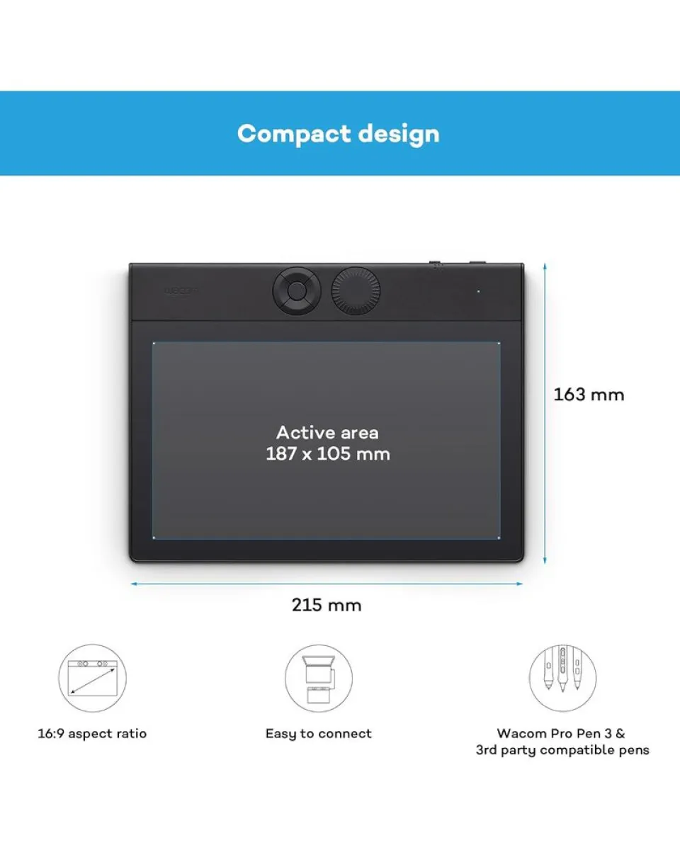 Grafička tabla Wacom Intuos Pro PTK470K0B - Pen Tablet Small 