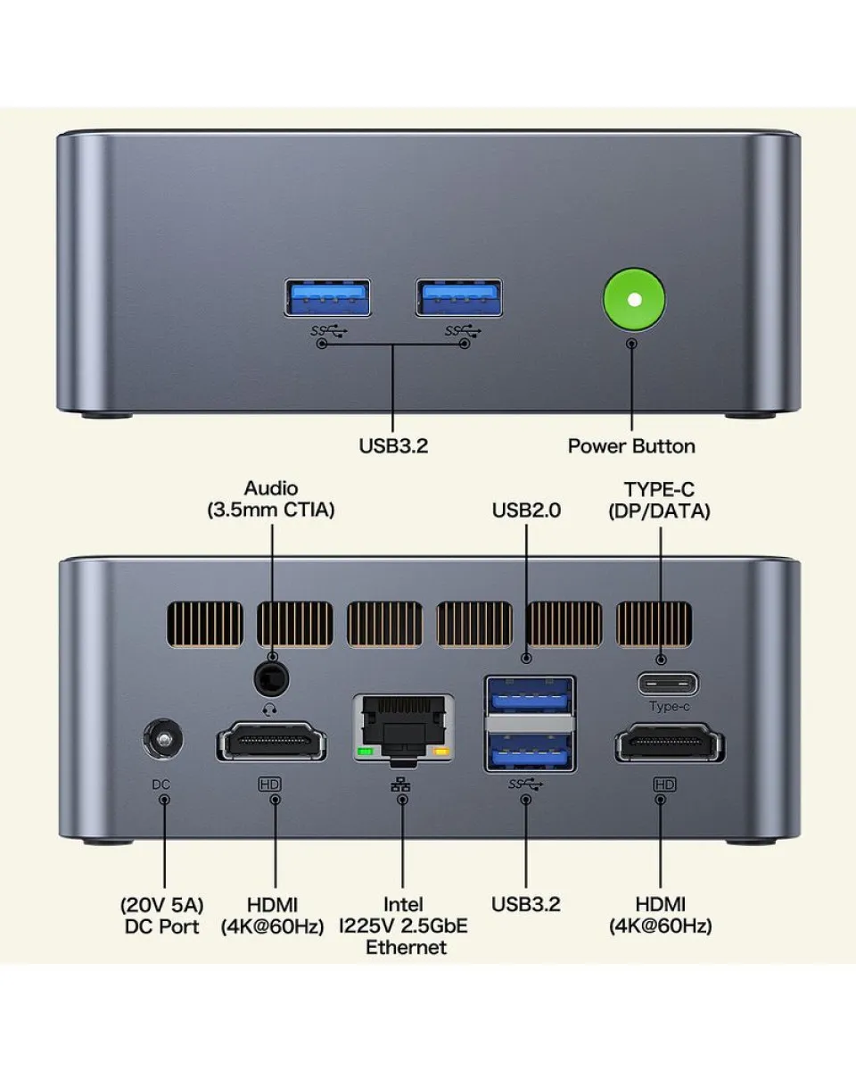 Intel i7 Mini Računar GMKtec M2 Pro - 1185G7 32GB 1TB WIN11 Pro 