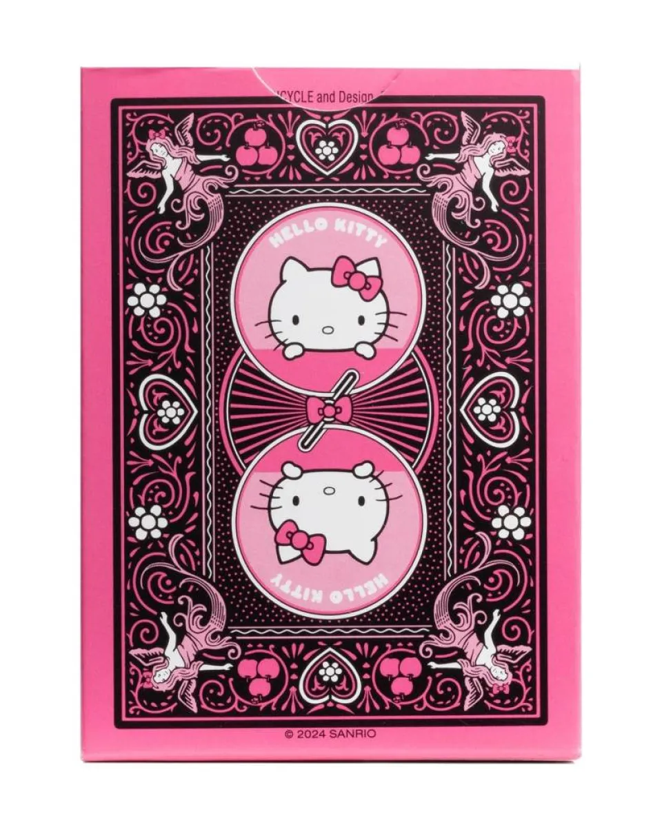 Karte Bicycle - Hello Kitty Black And Pink - Playing Cards 