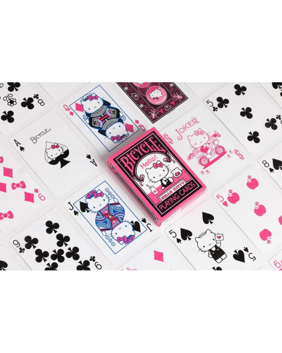 Karte Bicycle - Hello Kitty Black And Pink - Playing Cards 