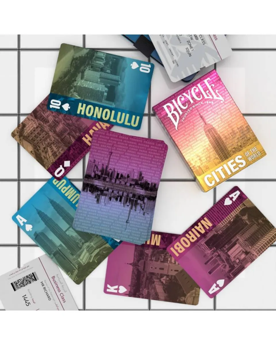 Karte Bicycle Ultimates - Big City Of The World - Playing Cards 